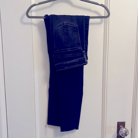 Rag and Bone Nina High Rise Ankle Skinny Jeans, Black - Picture 1 of 7